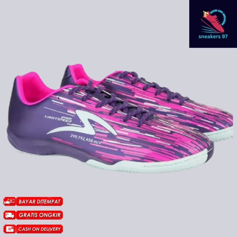 Terbaru Sepatu Futsal Specs lightspeed reborn IN -VALHALLA PINK GLO