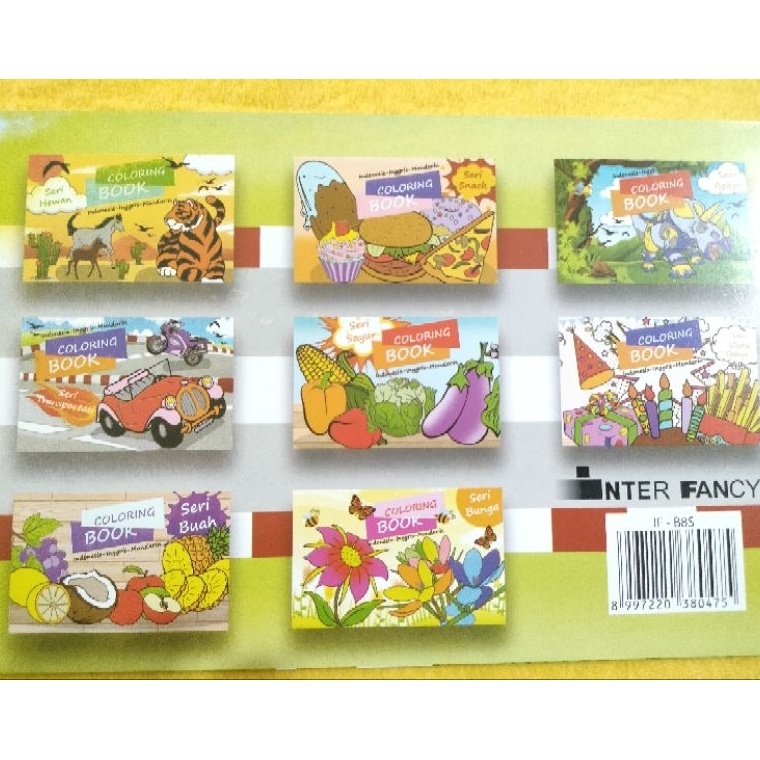

KODE M42I Buku Mewarnai 8 Seri Kecil 5 pc