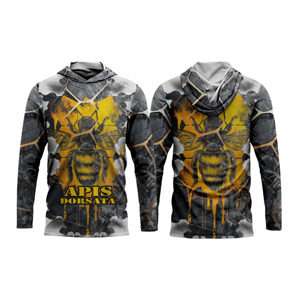 BAJU CAMO HUNTING PEMBURU MADU / BAJU PEMBURU MADU HUTAN / ATASAN CAMO PEMBURU MADU