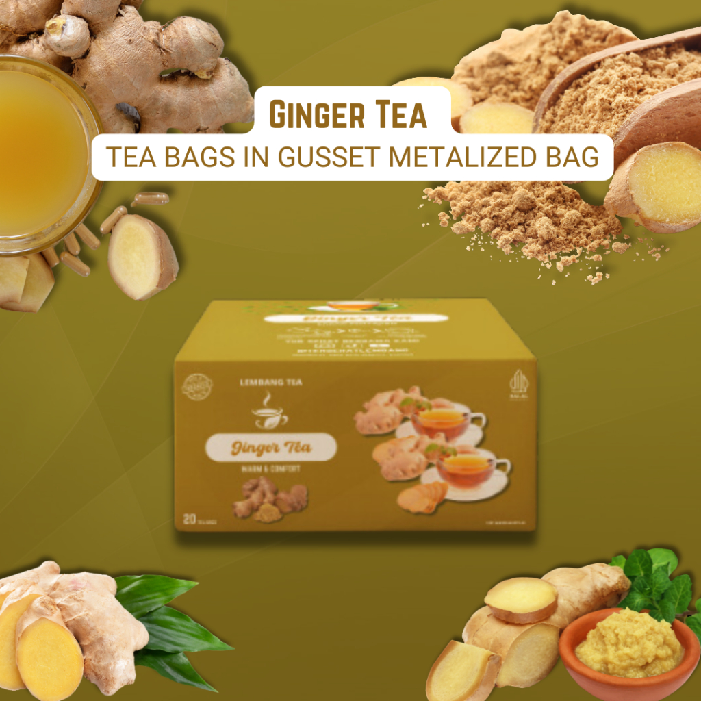 

LEMBANG TEA GINGER TEA - Teh Jahe Tanpa Amplop 1 Box isi 20 Teabag