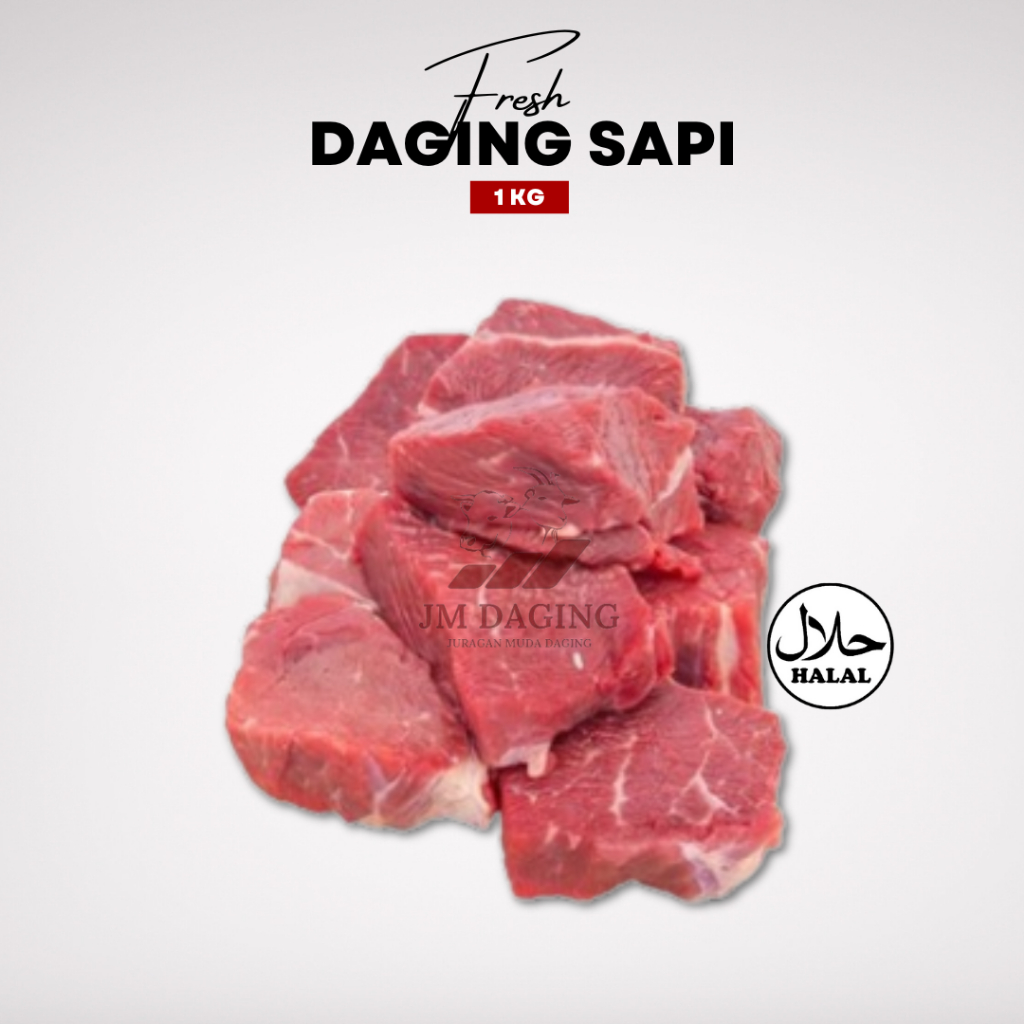 

Daging Sapi Potong Rendang Fresh Halal 1kg Tangerang