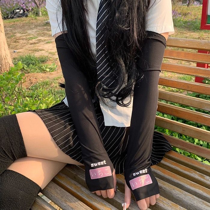 Ay00 Sarung Tangan Panjang Sarung Tangan Muslimah Sarung Tangan Panjang Motor Sarung Tangan