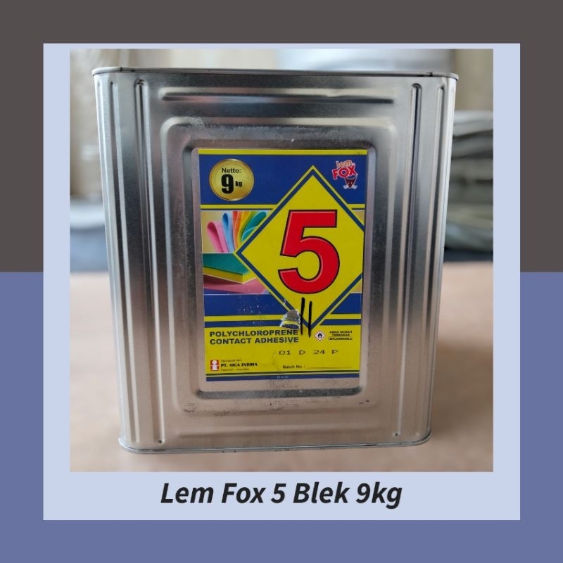Lem Fox 5 Blek 9kg (Lem Kuning Serbaguna)