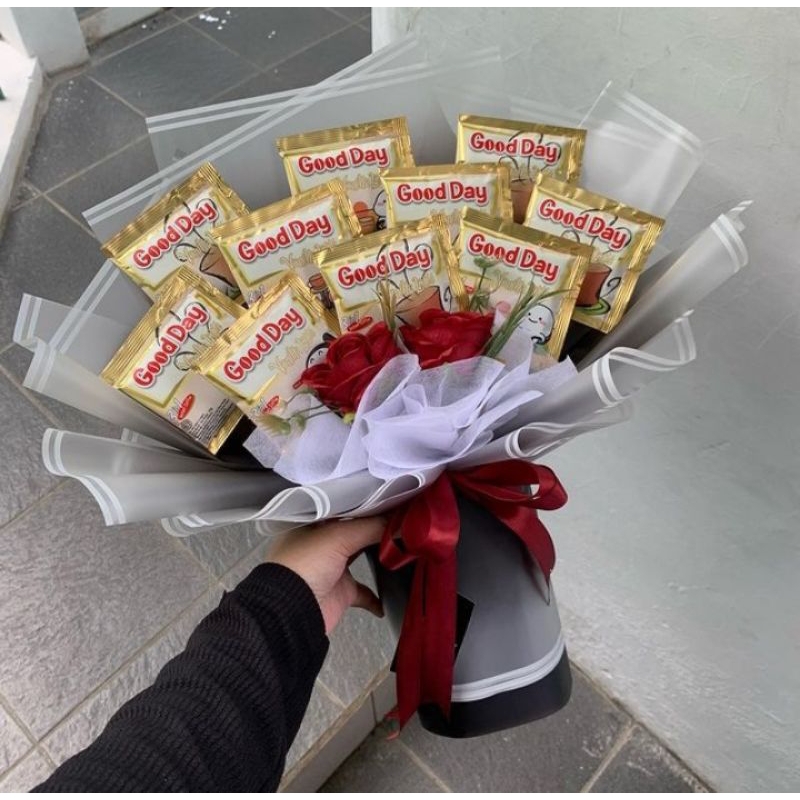

BUKET KOPI GOOD DAY MURAH FREE KARTU UCAPAN - BUKET WISUDA - BUKET ULANG TAHUN - BUKET ULANG TAHUN COWOK - KADO ULANG TAHUN