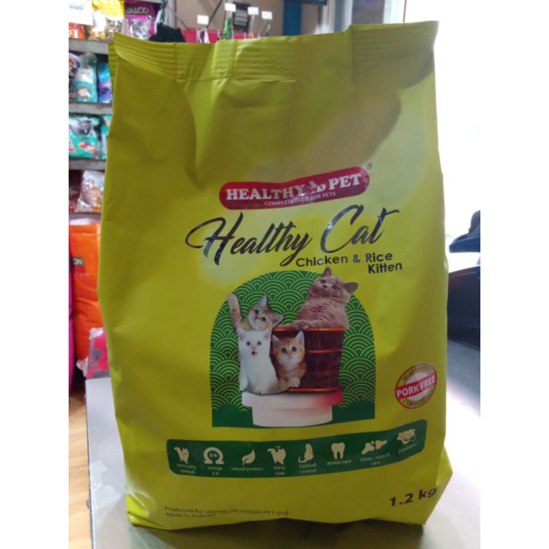 Healthy cat chicken & rice kitten 1,2kg