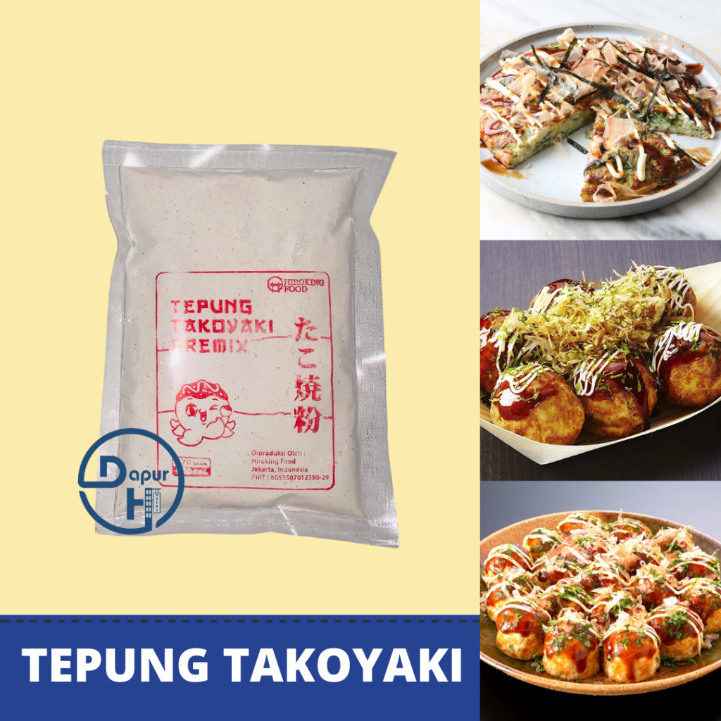 

HIROKING FOOD Tepung Takoyaki Premix 170 g...