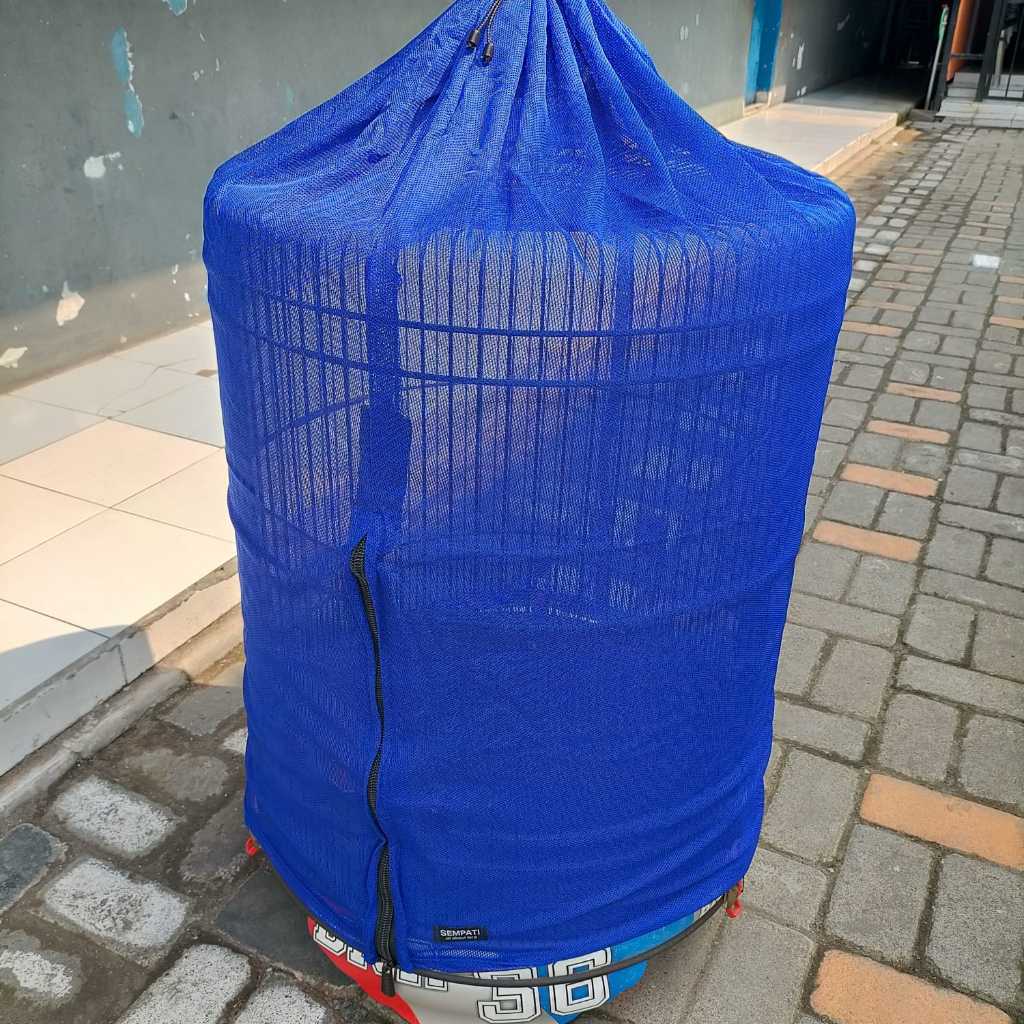 krodong sangkar murai transparan ukuran no 1 2 3 tersedia warna putih hitam dan biru best seller