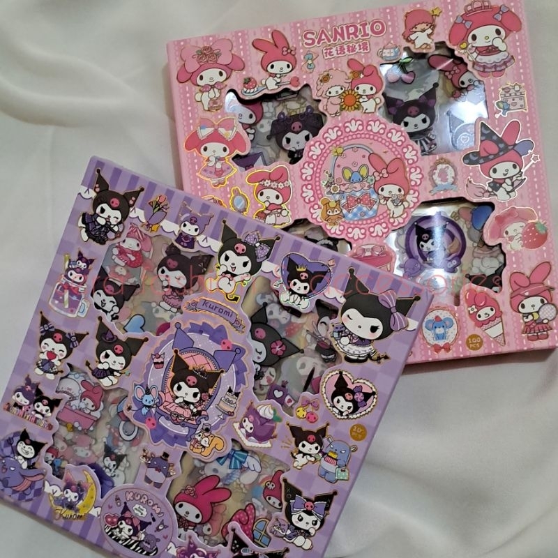 

STIKER SANRIO MELODY KUROMI KARTUN