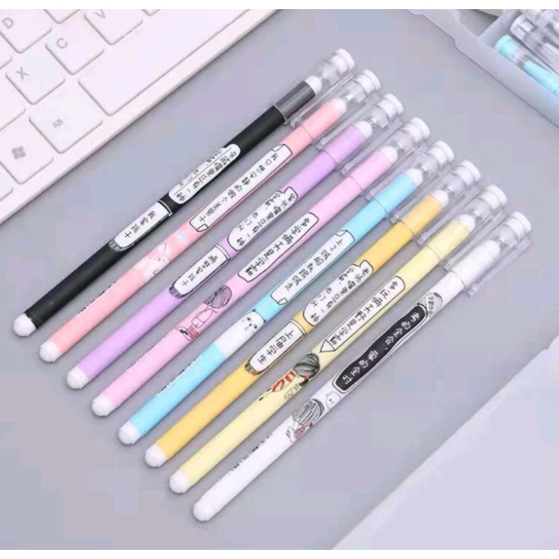

[Ready] DStore Pen Tinta Gel Mekanik Ujung Lancip Pulpen Aksen Japanses Alat Tulis Kerja Pena Gel 0.5mm Bolpoin Warna Hitam Murah Import
