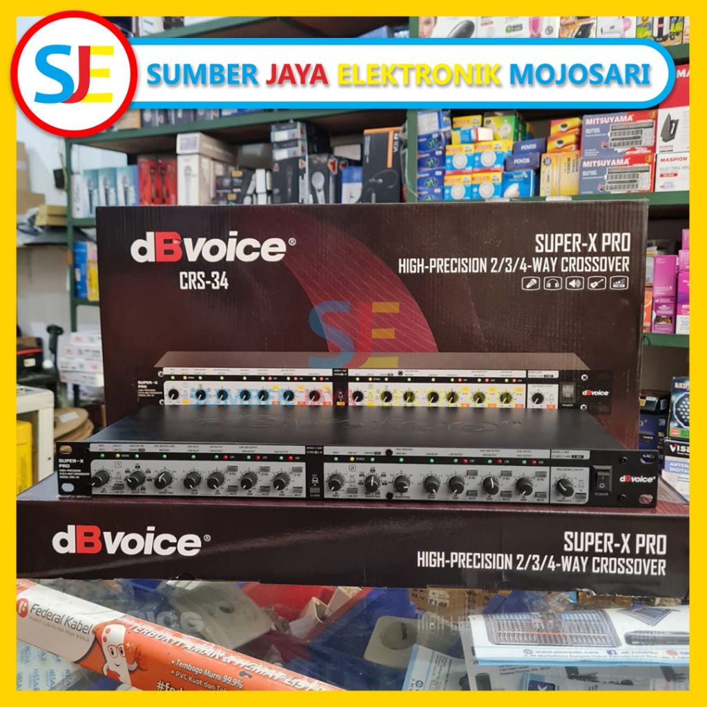 Crossover Db Voice Crs-34 / Crossover Db Voice Super X Pro / Crossover Db Voice Crs34