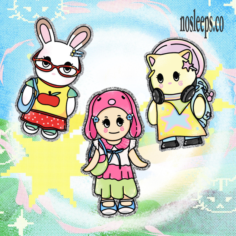 

Y2K Sylvanian Families Sonny Angel Die Cut Sticker