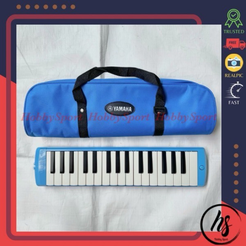 Pianika Yamaha P-32D Original Softcase Tas Pianica Alat Musik Tiup Piano Anak