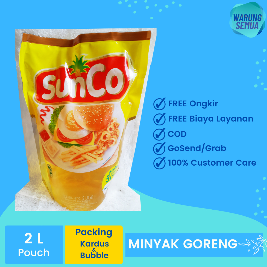 

Sunco Minyak Goreng Refill 2L + FREE Packing Kardus dan Bubble Wrap