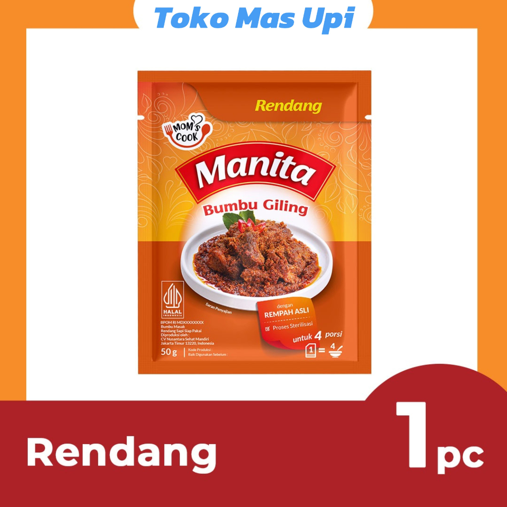 

MANITA Bumbu Giling Rendang