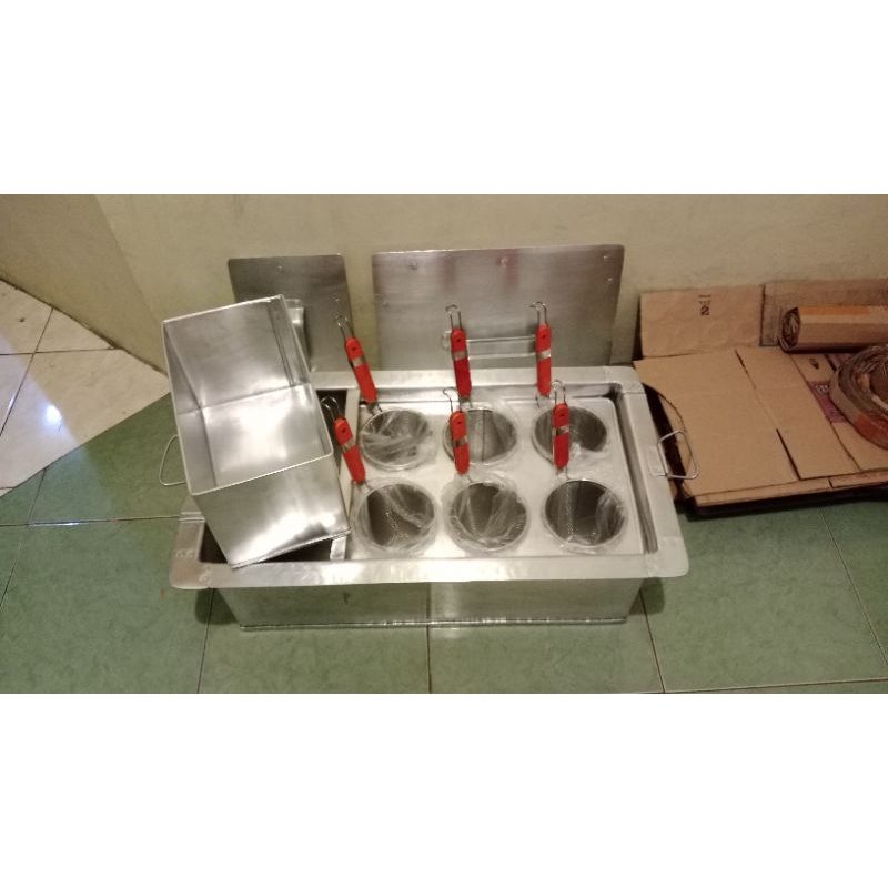 Dandang Bakmie 6 lubang / Dandang Bakmie lubang enam / Dandang Mie Kocok Bandung / Dandang Bakmie pr