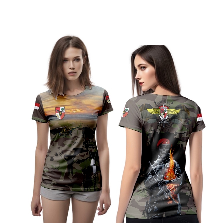 jersey wanita pemuda pancasila / kaos tentara PEMUDA PANCASILA / baju KOTI