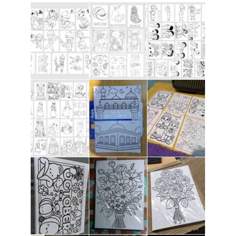 

Paket Set Mewarnai Anak Anak