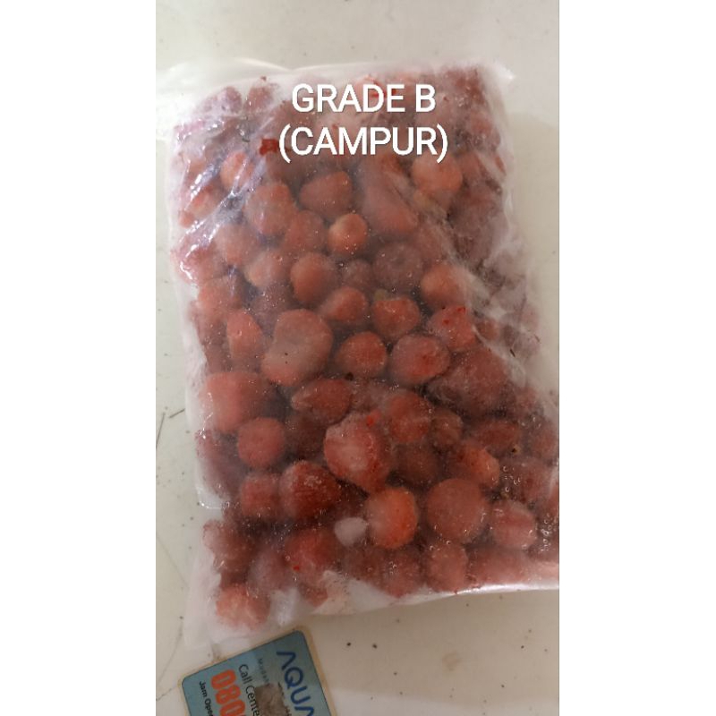 

Stroberi Frozen Grade B (Campur)