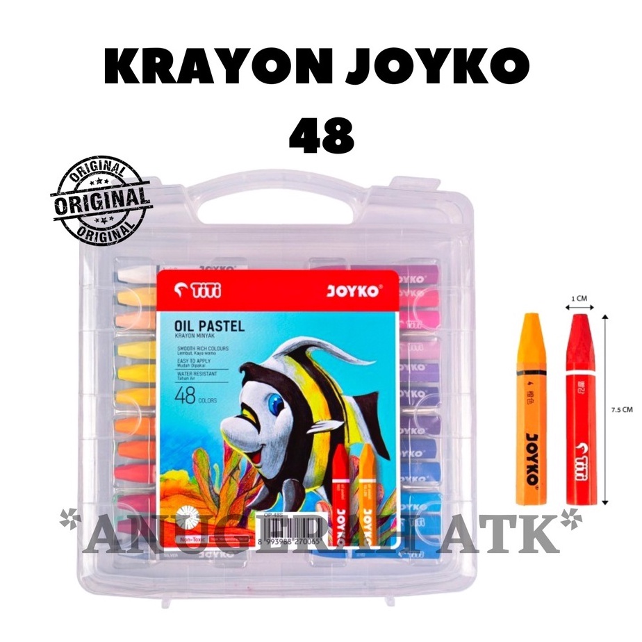 

KODE T63Q Crayon Krayon Titijoyko 48 Clr Original