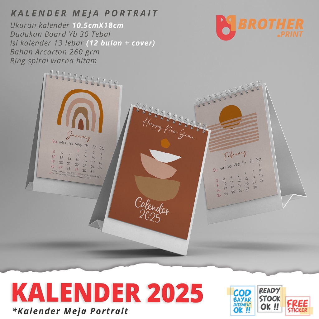 

Kalender Meja Aestetic 2025, edisi special