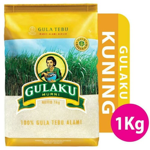 

Gula Pasir Kuning Tebu 1Kg / White Sugar Cane Gulaku Yellow 1 kg