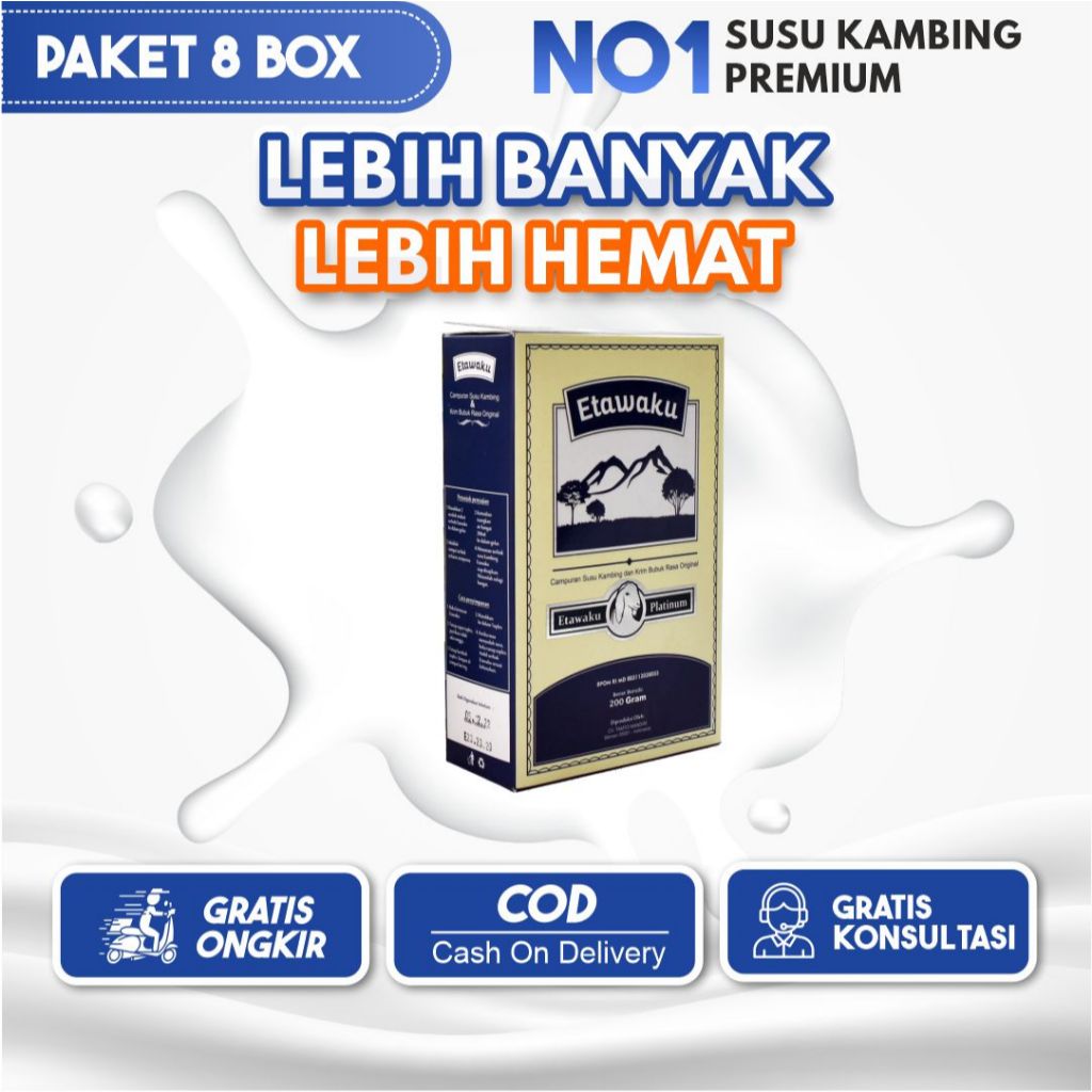 

Etawaku Platinum 200gr - Paket 8 Box