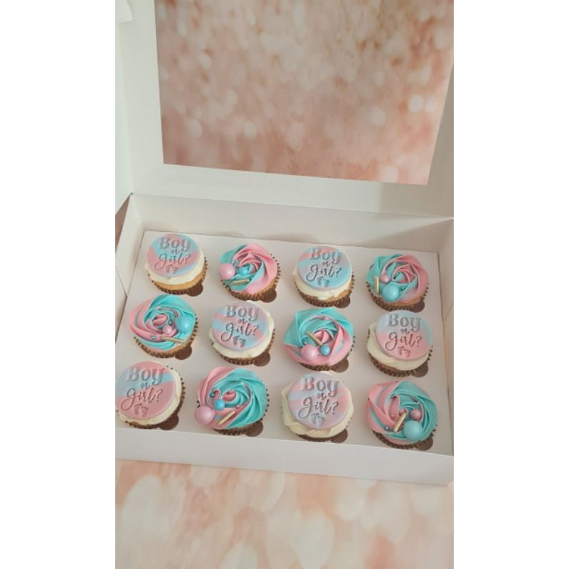 

reveal gander cup cake