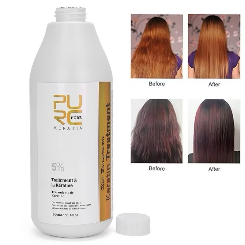 Hidro Kiratin/ Keratin treatment// Pure Keratin 100 ml memperbaiki rambut rusak parah