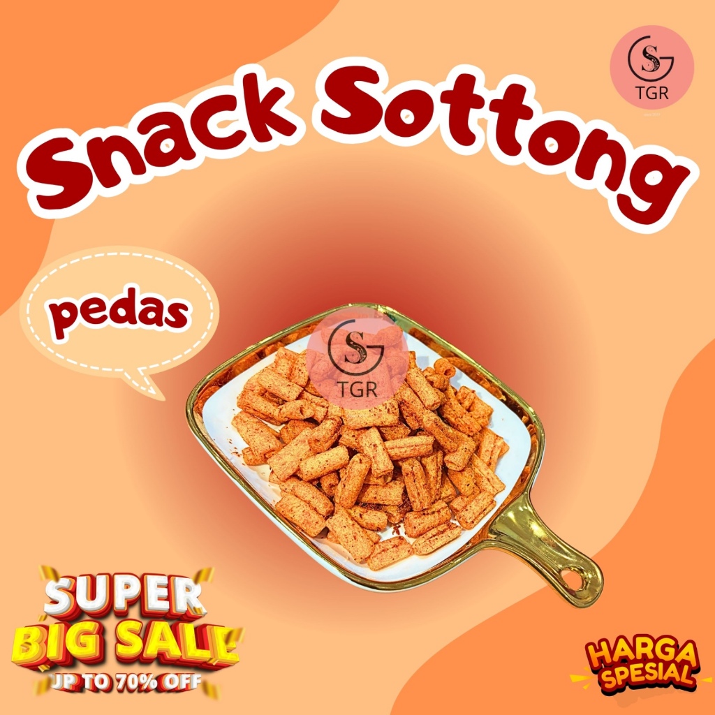 

Snack Sottong Cemilan Gurih Variasi Rasa 1 Bks