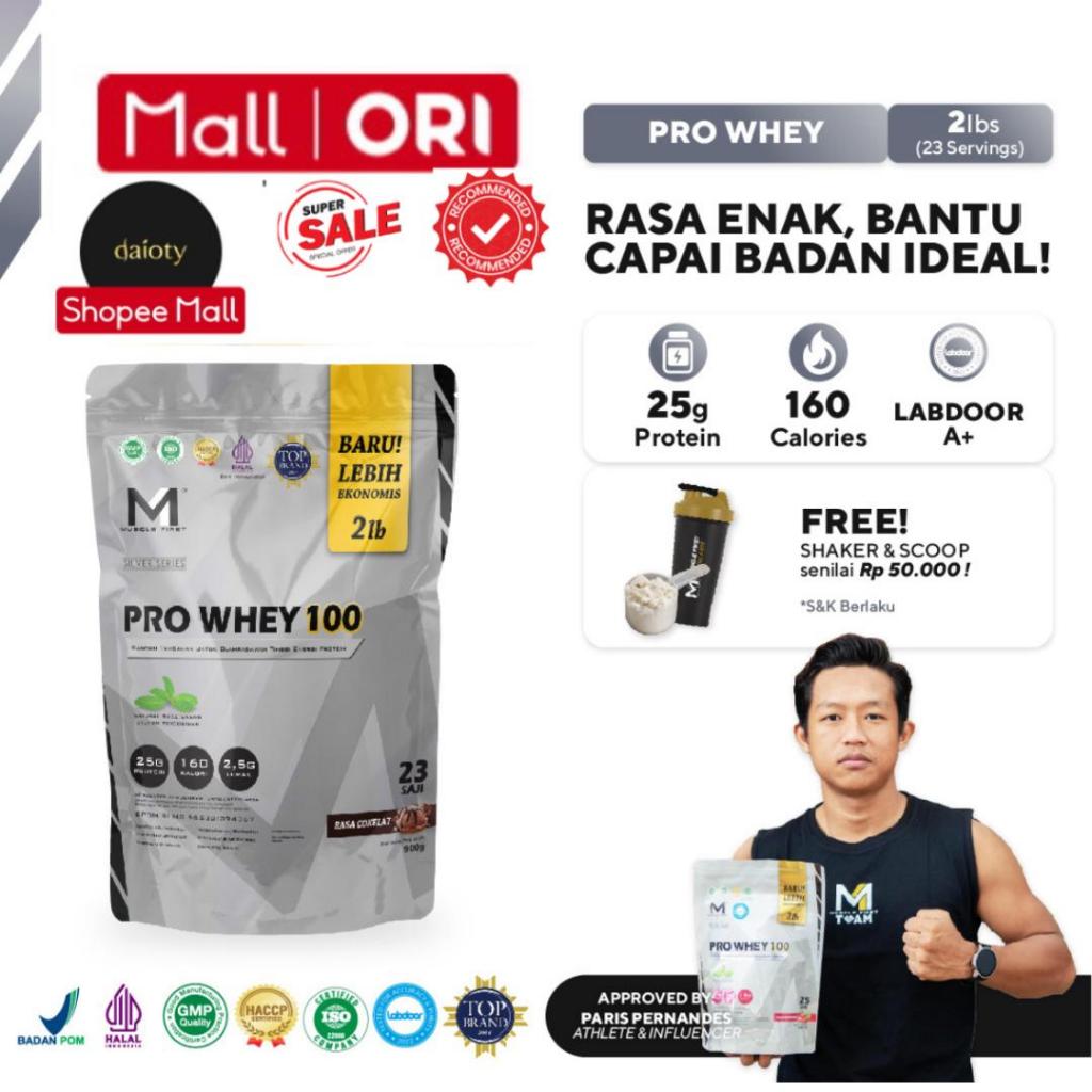 

MUSCLE FIRST Pro Whey 100 4lbs - Whey Protein Suplemen Fitness