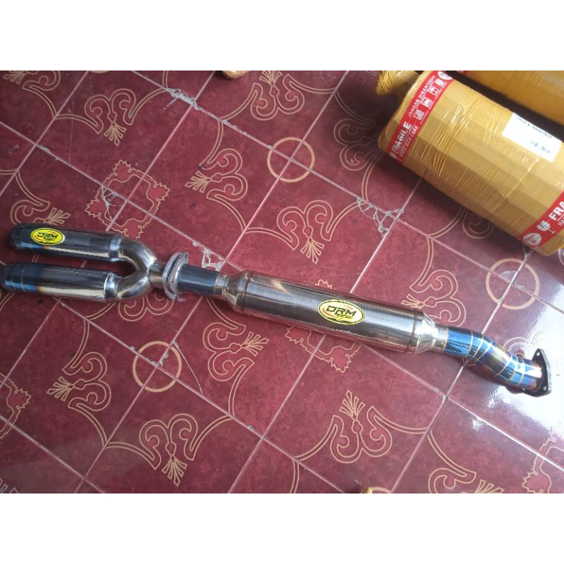 KNALPOT TAILPIPE DAN TABUNG RESONATOR VARIASI PNP TRUK CANTER 110/125/136 PS EURO2