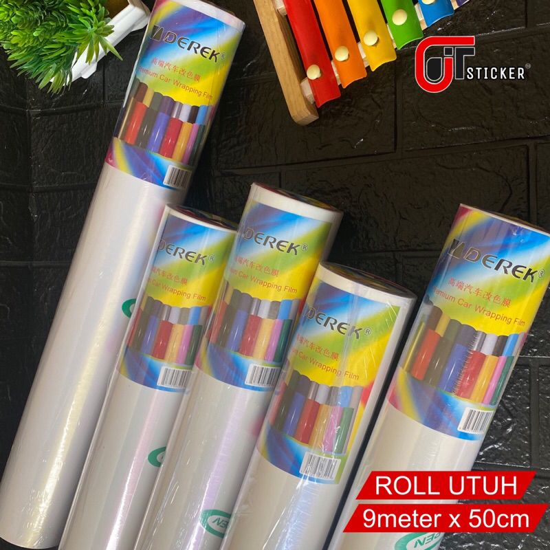 (HARGA 1 ROLL) skotlet putih lembayung biru lembayung merah lembayung ungu lembayung premium vinyl