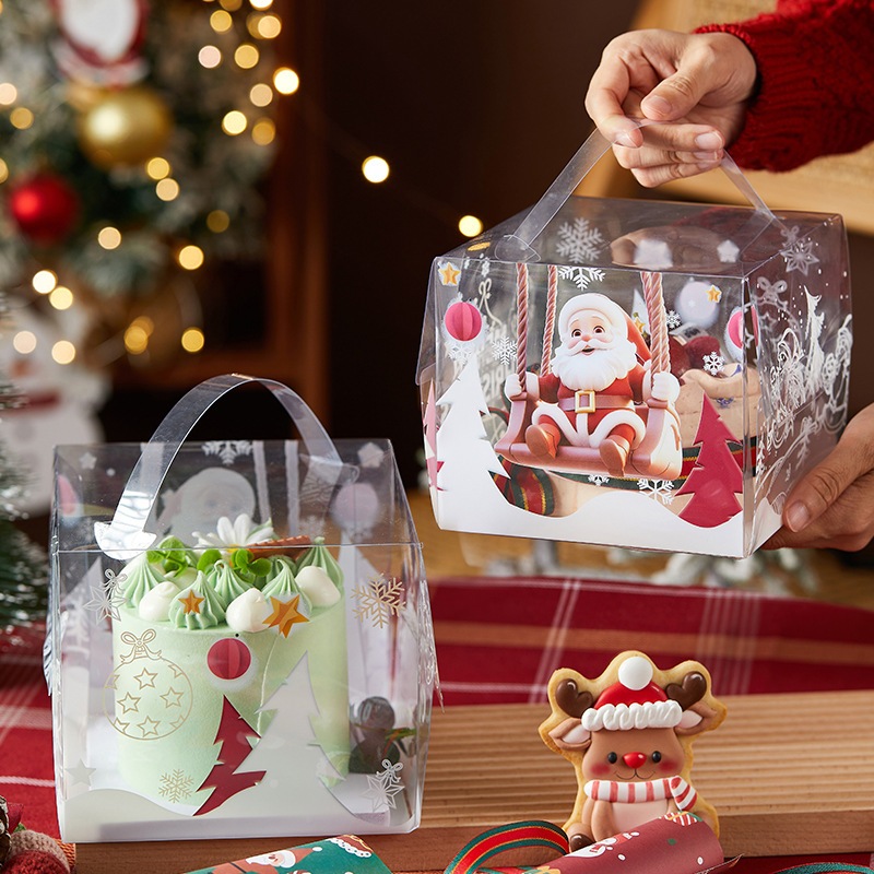 KOTAK KUE MIKA BOX CAKE ULTAH KOREAN CAKE MIKA Edisi Natal / Merry Xmast