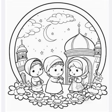 

Kertas Mewarnai 1pck (20 lembar)