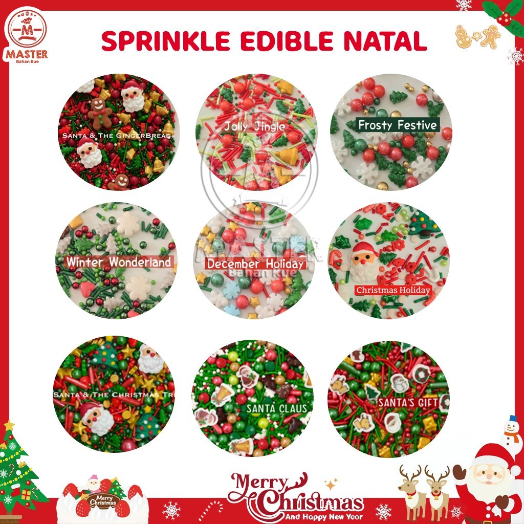 

Sprinkle Natal / Sprinkle Edible Merry Christmas [Kecil 20gr]