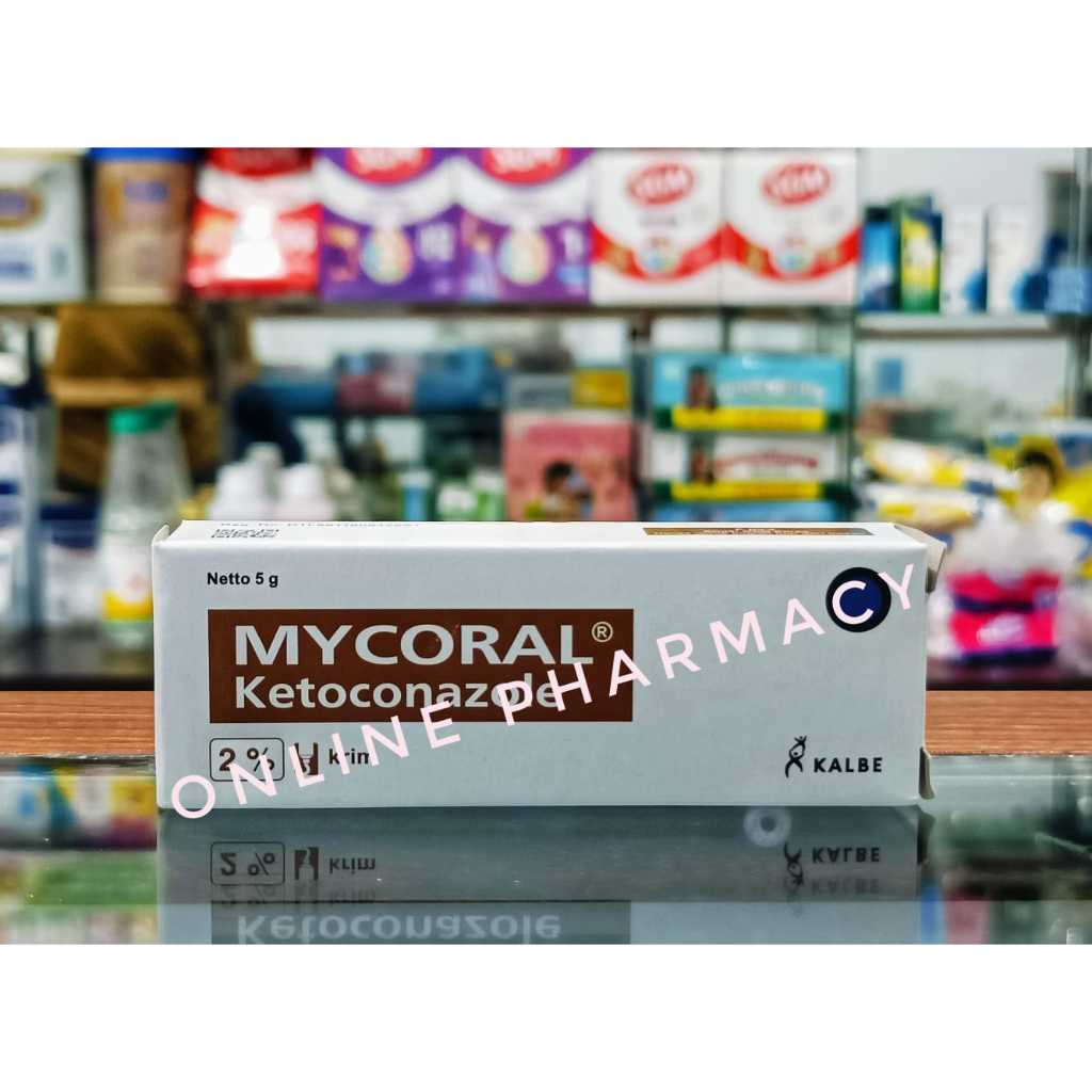 Mycoral 2% Cream 5 G  - Mengatasi Jamur, Kurap, Kudis dan Panu