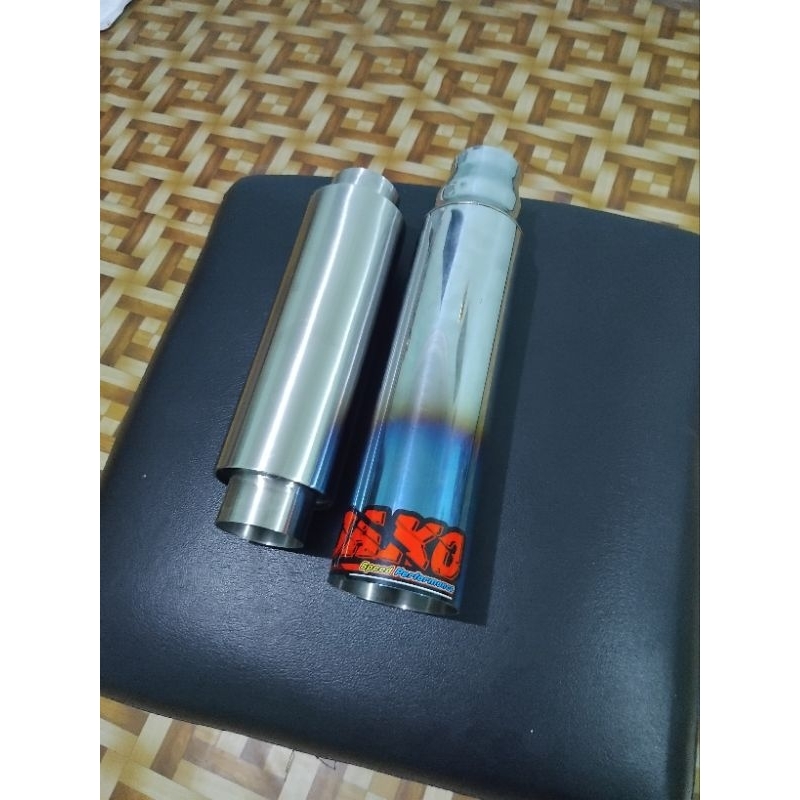 resonator tailpipe mobil diesel solar 1sett knalpot racing mobil