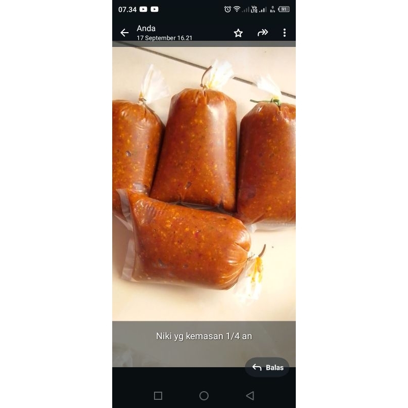 

sambel pecel khas kediri "putri Aisha" 500gram
