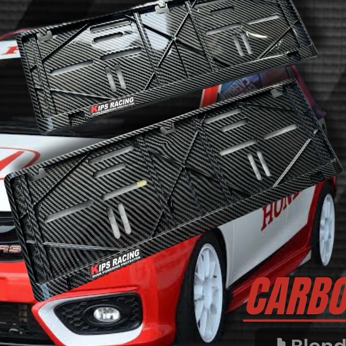 KF7 dudukan plat nomor mobil carbon tempat plat nomor mobil carbon cover plat nokor aksesoris plat k