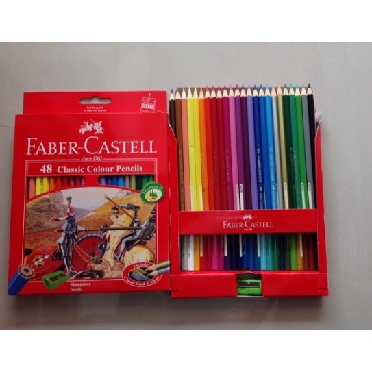 

KODE H96A Pensil Warna 48 Warna Classic Faber Castell