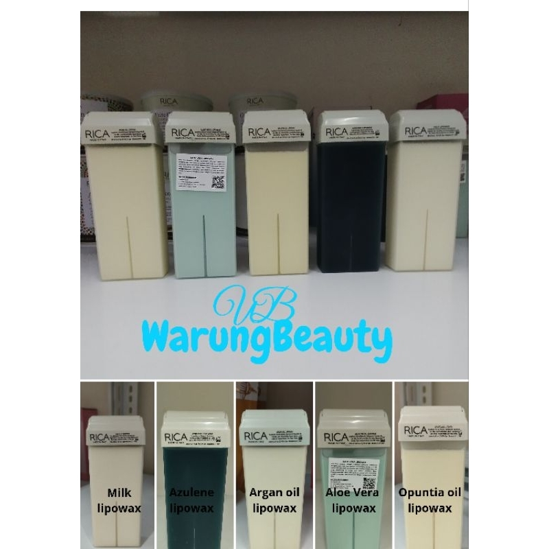 (ORIGINAL) WAXING ROLL RICA Lipowax Refil penghilang bulu 100ML made in italy