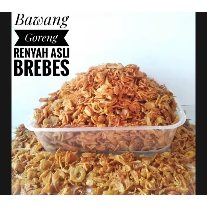 

1 KG BAWANG GORENG 100% ORIGINAL ASLI TANPA TEPUNG