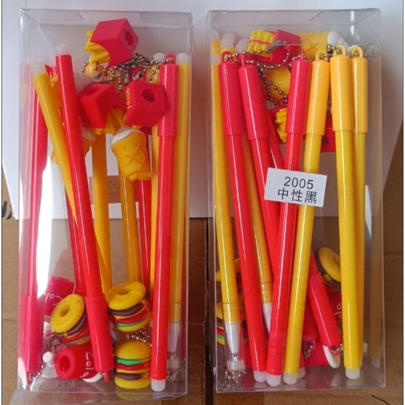 

Pulpen Gantungan Burger French Fries 12pcs || Pulpen Tinta Gel || Pulpen Gel Pen