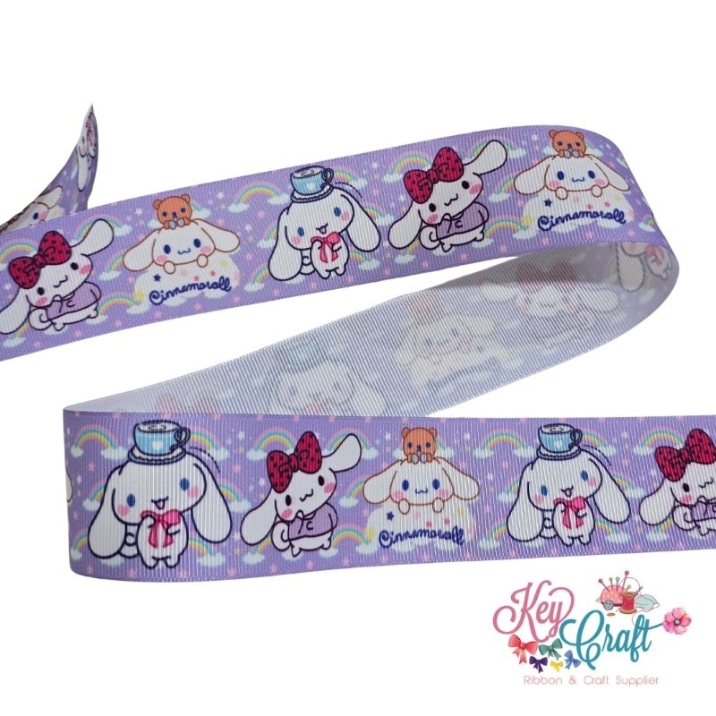 

Pita Grossgrain motif Cinnamoroll bow size 3,8cm