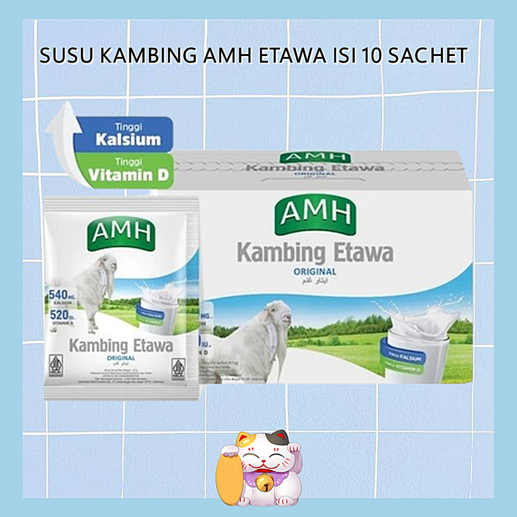 

Susu Kambing Etawa AMH isi 10 Sachet (250gr)