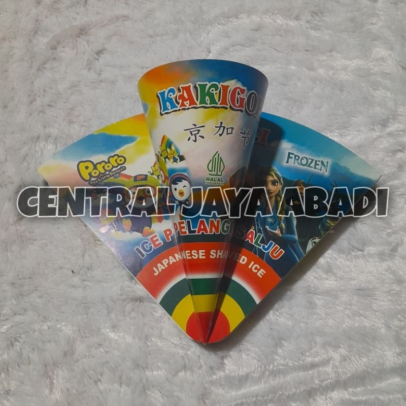 

100 LEMBAR KERTAS ES SALJU VIRAL | BUNGKUS KERTAS ES PELANGI PRODUK TERBARU | KEMASAN ES KAKIGORI MURAH BAHAN IVORY PUTIH HIGH QUALITY | CONTONG ES SERUT | CENTRAL JAYA ABADI | ARINA SHIVA GROUP 83