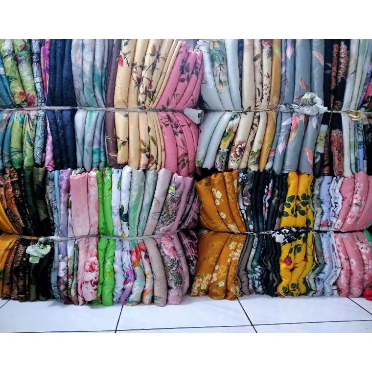 KODE J48X KAIN KILOAN SATIN SILKI  KAIN KILOAN MURAH