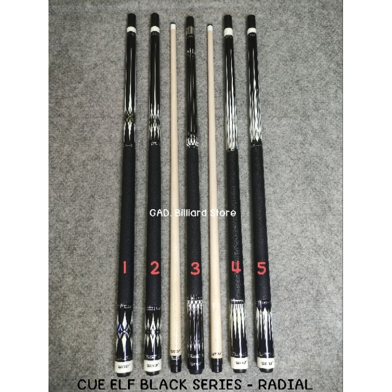 CUE ELF BLACK SERIES STIK PLAY BILLIARD | SHAFT TECHNO INFUS CARBON