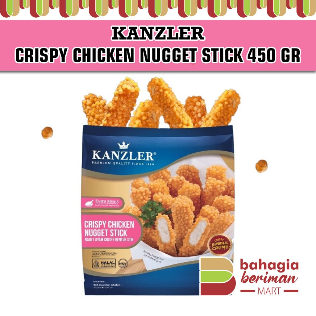 

Kanzler Crispy Chicken Nugget Stick 450 gram