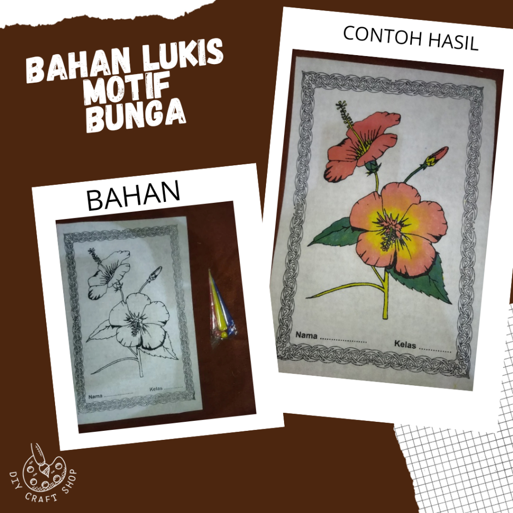 

Bahan Lukis Motif Bunga
